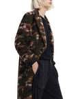 Desigual Wool-Blend Oversized Coat