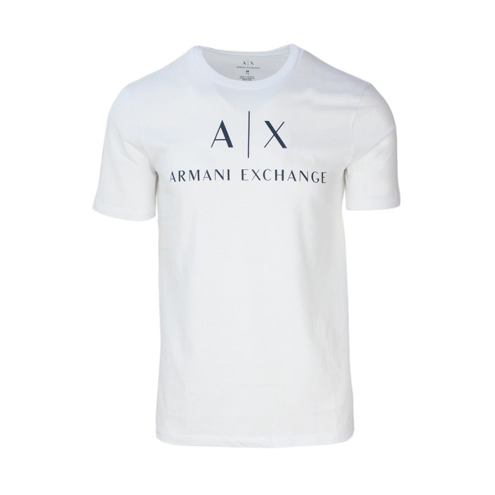 Armani Exchange Logo Pure Cotton T-Shirt - White