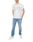 EA7 by Emporio Armani Logo Cotton-Rich Athleisure T-Shirt