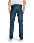 Jack & Jones Logo Straight Leg Fit Dark Wash Jeans