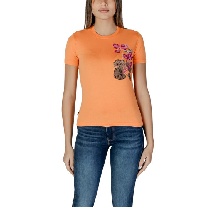 Desigual Floral Cotton Stretch Top