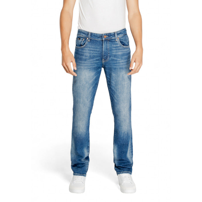 Gas Logo Straight Leg Fit Jeans