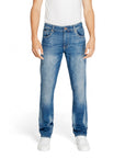 Gas Logo Straight Leg Fit Jeans