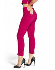 Rinascimento Slim Fit Capri Pants - 2 Shades