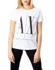 Armani Exchange Oversized Logo Pure Cotton T-Shirt
