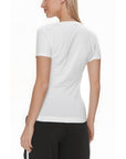 Guess Logo V-Neck Cotton-Rich T-Shirt - Multiple Colors