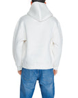 Calvin Klein Jeans Logo White Hooded Pullover