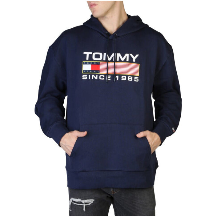 Tommy Hilfiger Jeans Logo Pure Cotton Athleisure Hooded Pullover