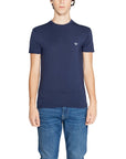 Emporio Armani Logo Athleisure Crewneck T-Shirt - Blue