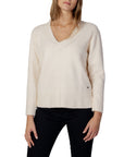 Pepe Jeans Minimalist V-Neck Wool-Blend Knit Sweater