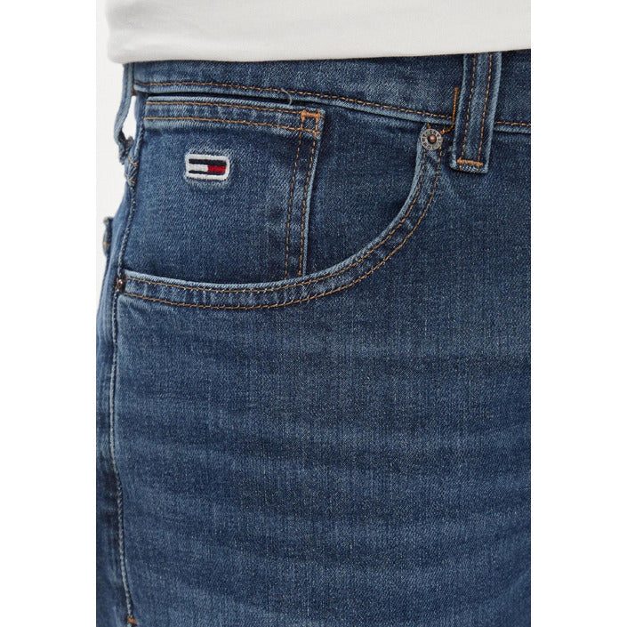 Tommy Hilfiger Jeans Logo Medium Wash Denim Shorts