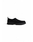 Calvin Klein Minimalist Suede Leather All Black Lace-Up Moccasin