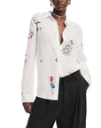 Desigual Abstract Line Art Shirt