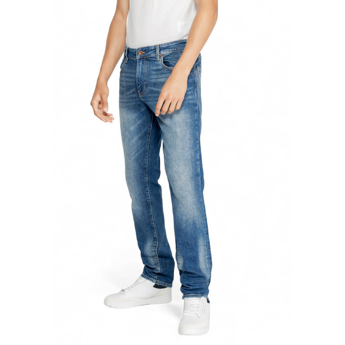 Gas Logo Straight Leg Fit Jeans