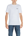 EA7 By Emporio Armani 100% Cotton T-Shirt - white