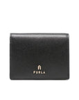 Furla Logo Leather Petite Clutch Purse