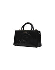 Guess Logo Top Handle Structured Vegan Leather Tote Bag