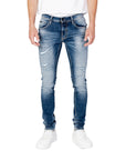 Antony Morato Stone Wash Mid-Blue Minimalist Skinny Jeans