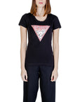 Guess Studded & Embellished Logo Cotton-Rich T-Shirt - Multiple Colors