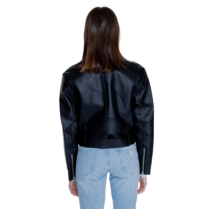 Calvin Klein Minimalist Vegan Leather Biker Jacket