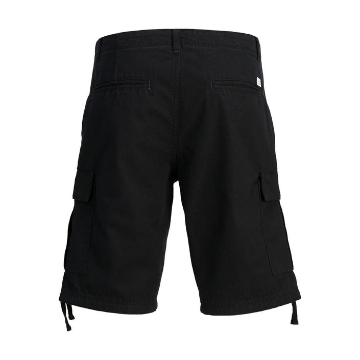 Jack & Jones Logo Black Cargo Shorts