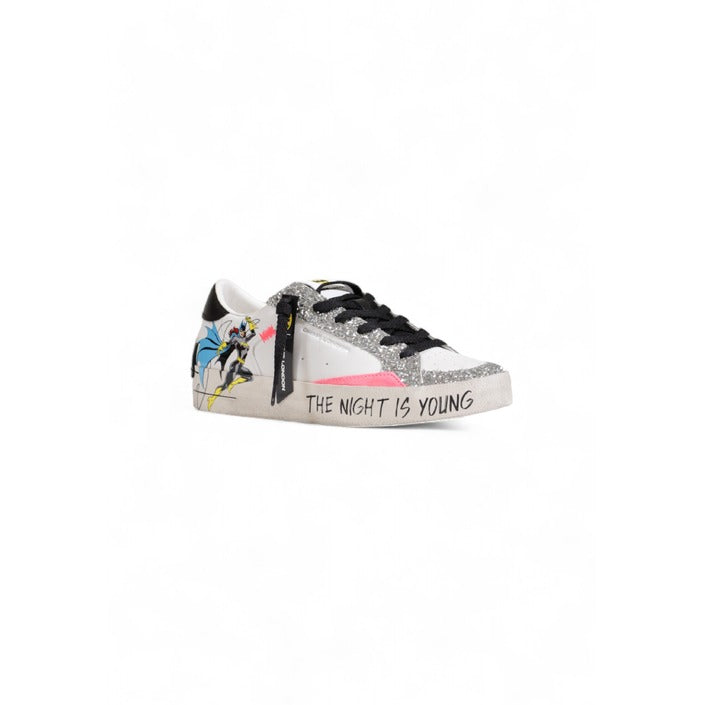 Crime London Logo Genuine Leather Sneakers