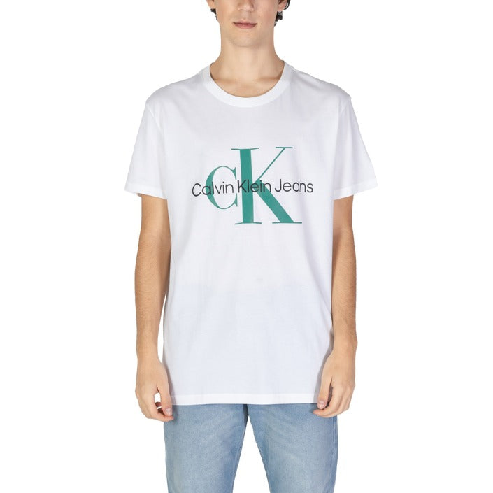 Calvin Klein Jeans Logo 100% Cotton Crewneck T-Shirt