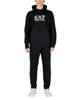 EA7 By Emporio Armani Logo Athleisure Cotton-Rich Performance Tracksuit Set