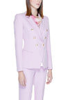 Silence Double-Breasted Blazer - Lilac