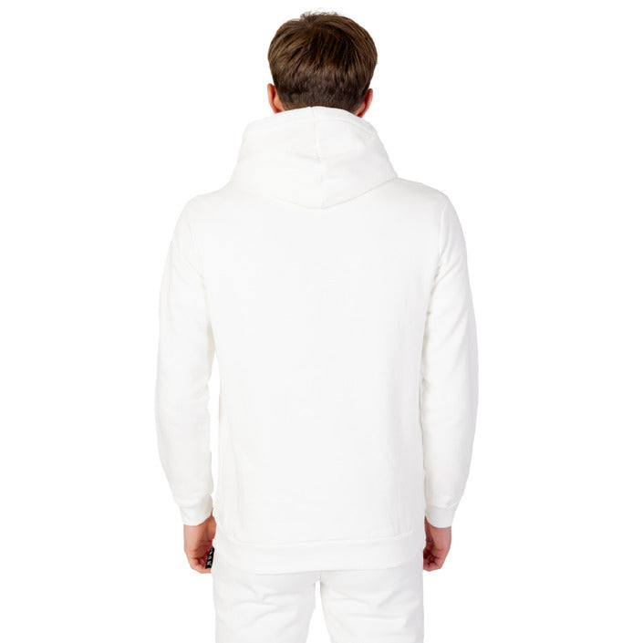 Icon Logo Pure Cotton Athleisure Hooded Pullover - White
