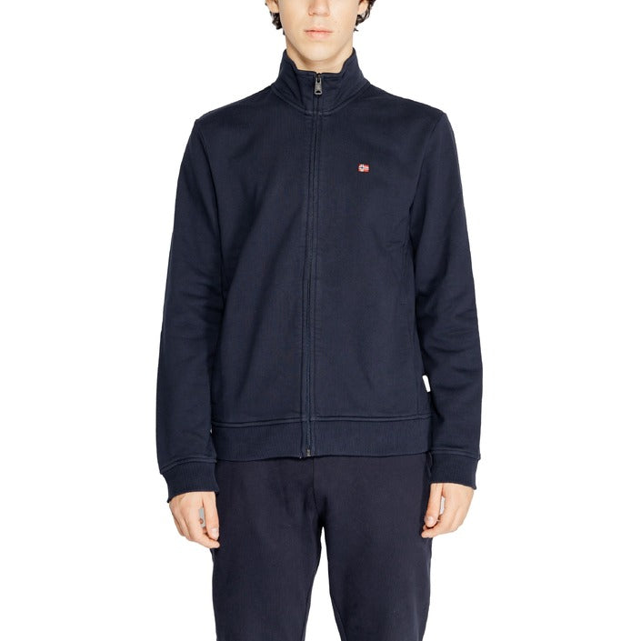 Napapijri Logo Zip Jacket Cotton-Blend