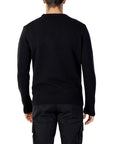 Sergio Tacchini Minimalist Wool-Blend Sweater - black