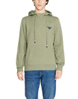 Emporio Armani Logo Hooded Pullover Cotton-Blend