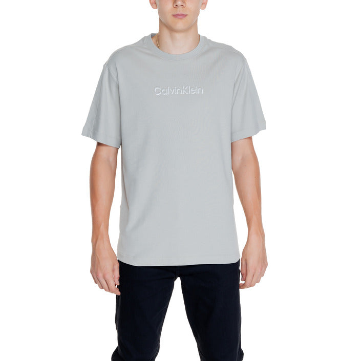 Calvin Klein Logo 100% Cotton Crewneck T-Shirt