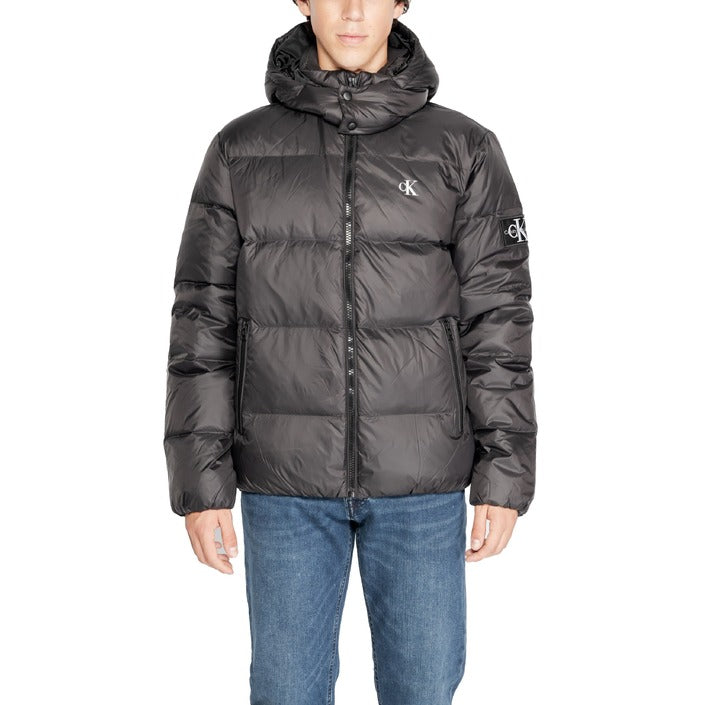 Calvin Klein Jeans Logo Hooded Puffer Jacket