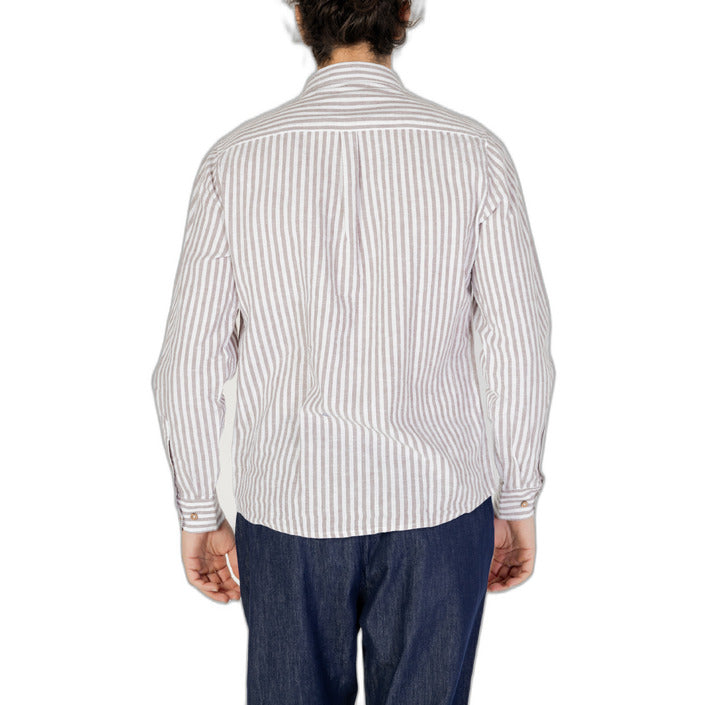 Hamaki-Ho Striped 100% Linen Shirt