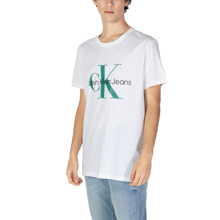 Calvin Klein Jeans Logo 100% Cotton Crewneck T-Shirt