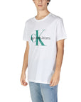 Calvin Klein Jeans Logo 100% Cotton Crewneck T-Shirt