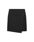 Only Striped Asymmetrical Mini Skirt