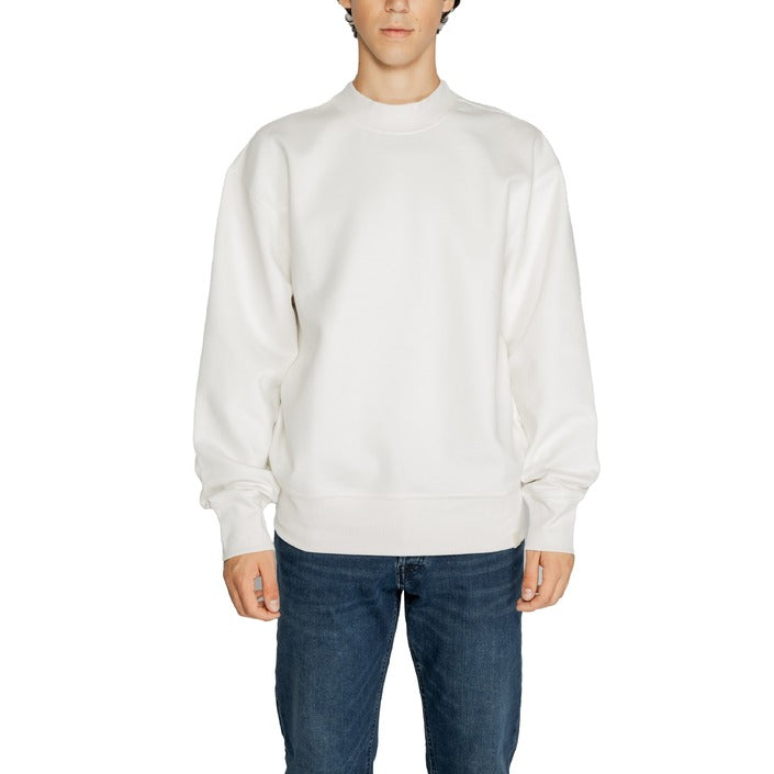 Calvin Klein Minimalist Cotton-Blend Crewneck Sweatshirt