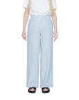 Vero Moda Linen Blend Stripe Baggy Boho Pants