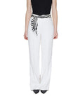 Only Zebra Belt Tie Wide Leg Baggy Black Pants - 2 Shades