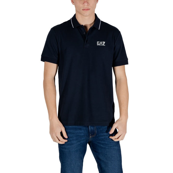 EA7 By Emporio Armani Logo Cotton Polo Shirt