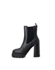 Tommy Hilfiger Jeans Minimalist Leather Chelsea Ankle Heeled Boots
