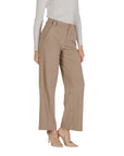 Street One Minimalist Wide Leg Boot Cut Suit Pants