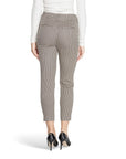 Only Checkered High Waist Slim Fit Capri Pants