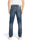 Gas Logo Straight Leg Fit Dirty Wash Denim Jeans