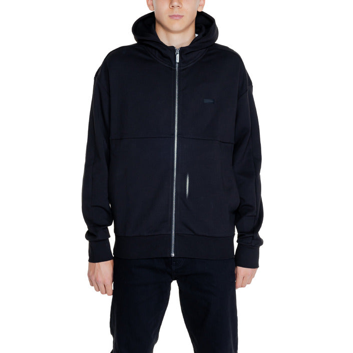 Calvin Klein Logo Cotton-Blend Hooded Zip Jacket