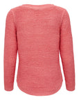 Only Minimalist Asymmetrical Crewneck Sweater