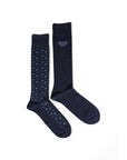 Emporio Armani Underwear Logo 100% Cotton High Socks